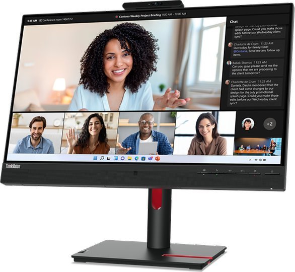Monitor Lenovo ThinkVision T24mv-30, 23.8", Full HD, i zi
