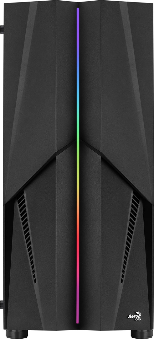 Kullë kompjuteri Aerocool Mecha ACCM-PV28013.11, xham i temperuar, RGB, e zezë