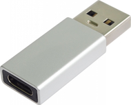 Adapter USB PremiumCord, USB-A mashkull në USB-C femër, USB 3.2 Gen 1, 5 Gbps, trup alumini