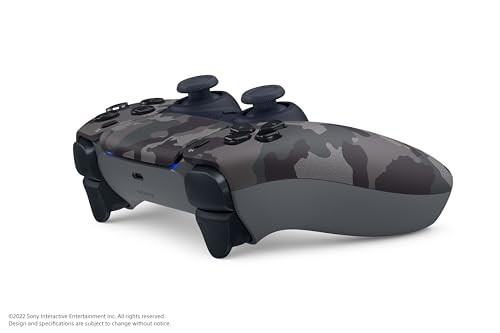 Kontroller Sony DualSense për PS5, pa tel, Gray Camo