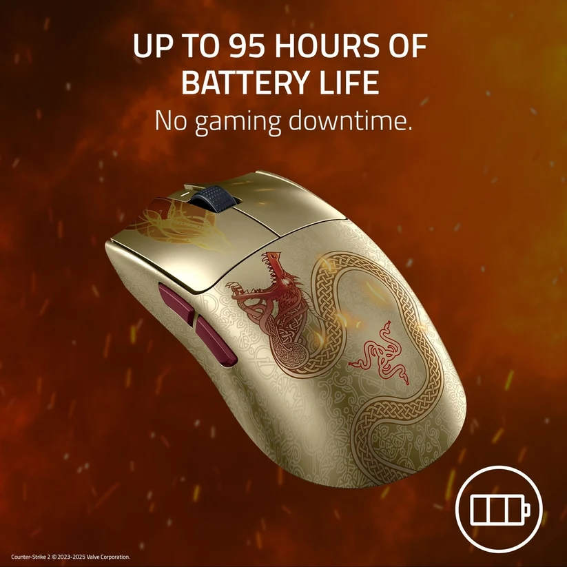 Maus gaming Razer Viper V3 Pro Counter Strike 2 Edition, i artë