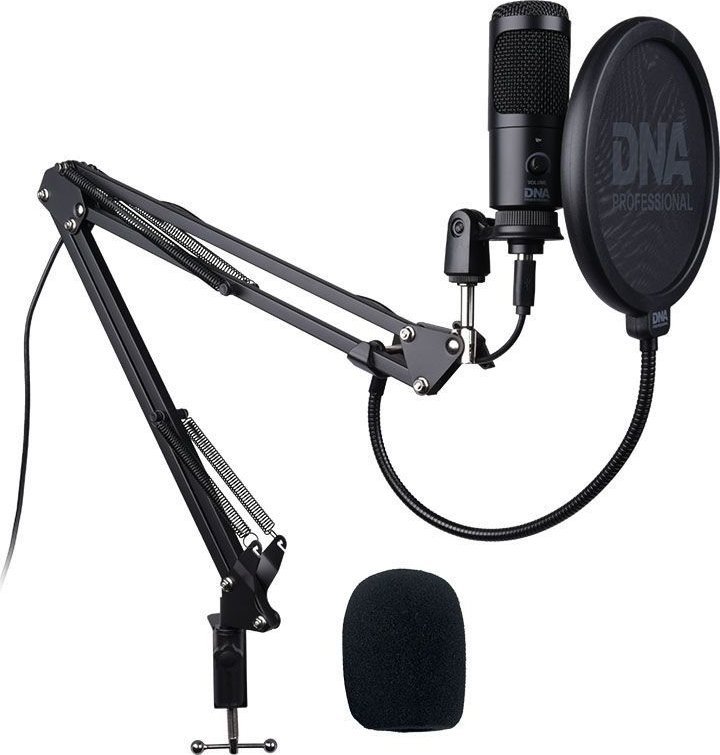 Mikrofon USB DNA Professional CM USB KIT, kondensator, omnidireksional, i zi