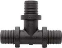 Nyje T plastike KAN-therm Push PPSU, 25x3.5 25x3.5 18x2.5, për tuba PE-Xc PE-RT