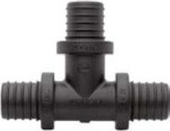 Nyje T plastike KAN-therm Push PPSU, 25x3.5 25x3.5 18x2.5, për tuba PE-Xc PE-RT