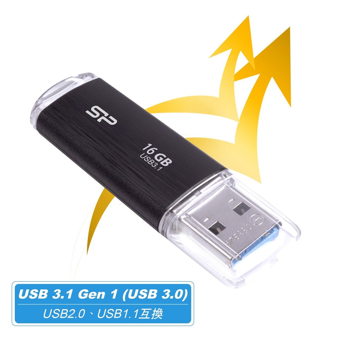 USB SILICON POWER Blaze B02 Pendrive, 16 GB, USB Type-A