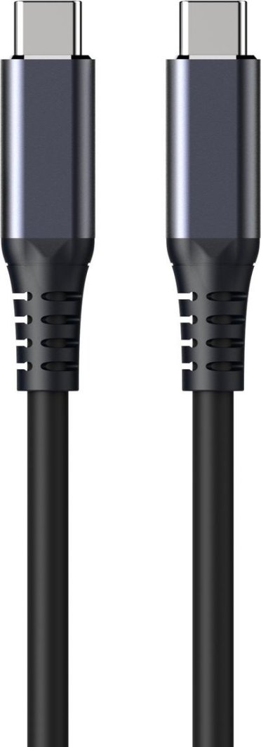 Kabllo eStuff USB-C - USB-C, 1.2 m, e zezë