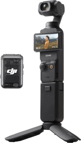 Kamerë DJI Osmo Pocket 3 Creator Combo 4K, e zezë