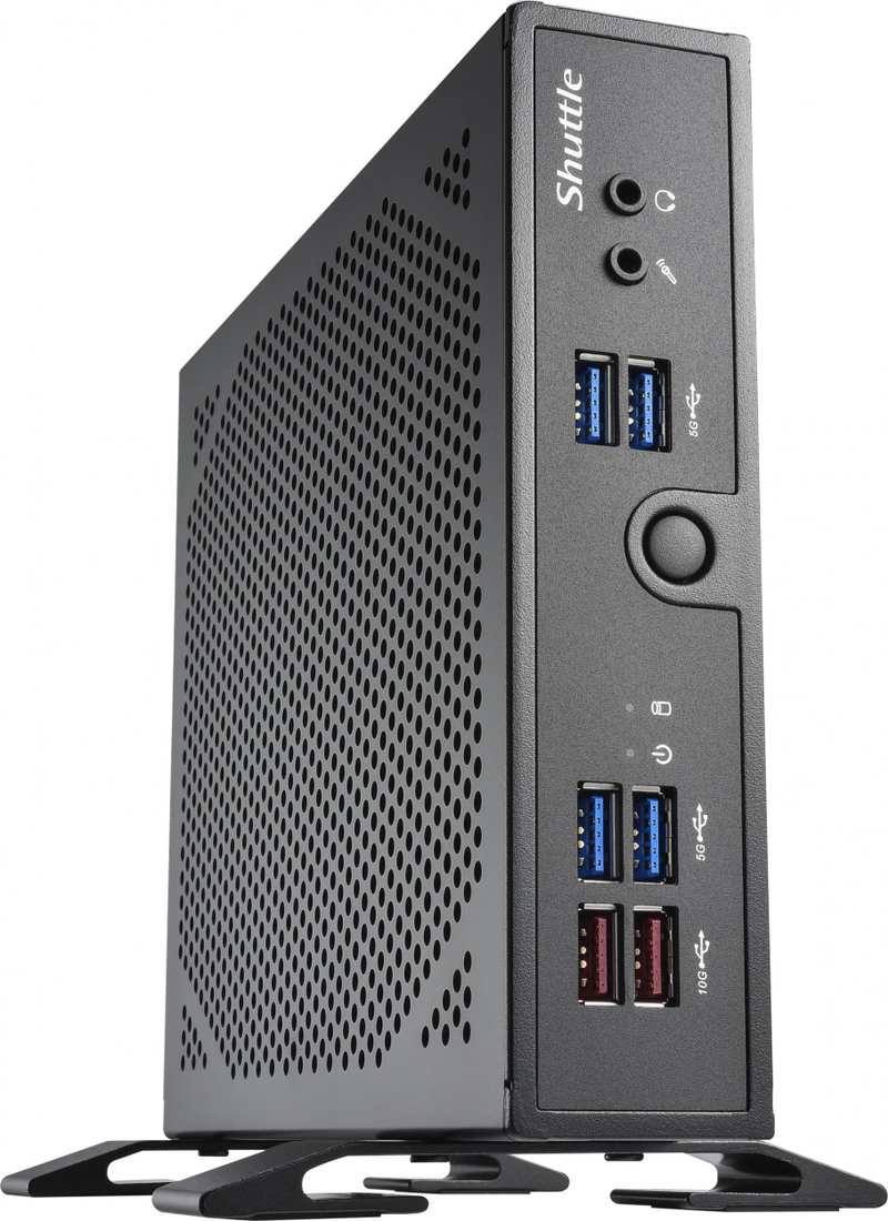 Mini PC Shuttle XPC Slim DS50U5 Barebone, Intel Core i5 1335U, 2x LAN, i zi