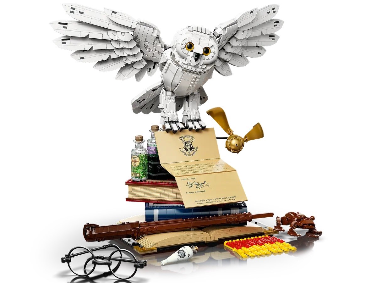 Set Lego Harry Potter Hogwarts Icons Collectors Edition 76391, model koleksionues, për të rritur, shumëngjyrësh
