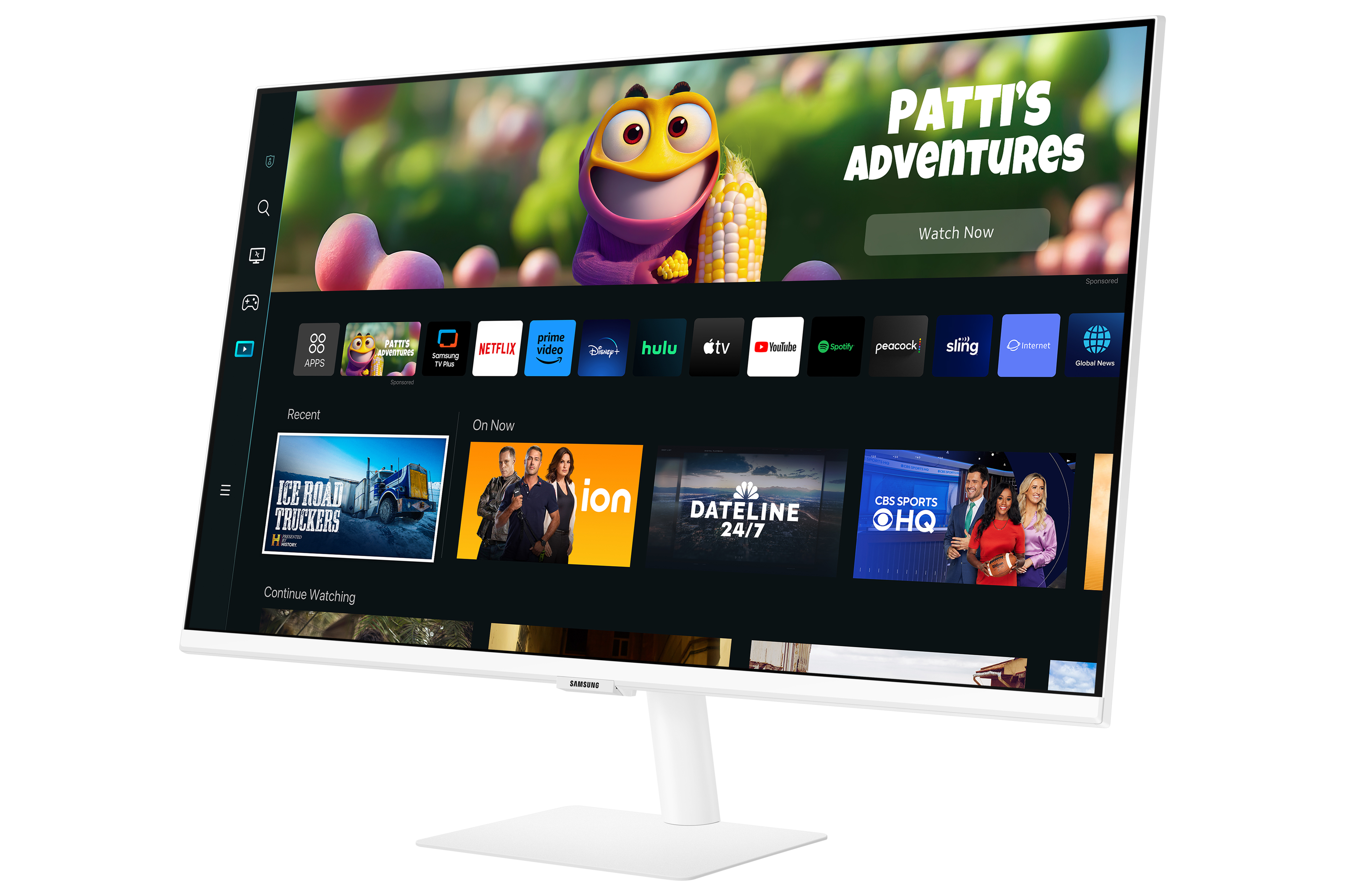 Monitor Samsung M50C, 27", VA, FHD, i bardhë