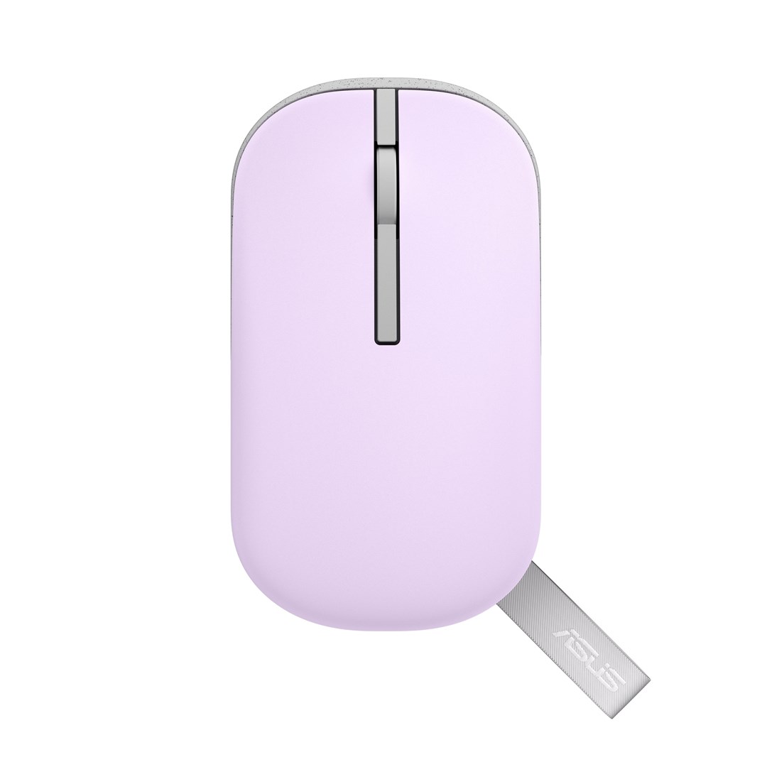 Maus ASUS MD100 Wireless, 1600 DPI, RF 2.4GHz + Bluetooth, rozë