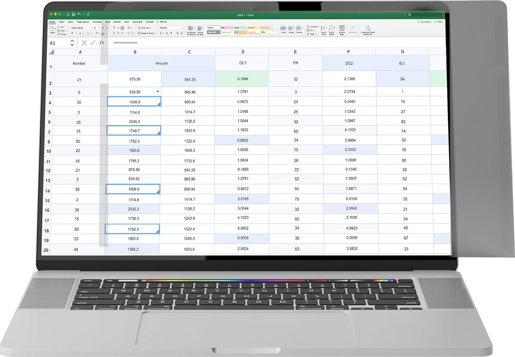 Filtër privatësie StarTech.com për MacBook Pro 16", 2021/2023, anti-reflektues, reduktim 51% i dritës blu