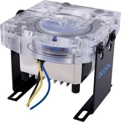 Aksesor ftohës uji Alphacool 13197, pompa Laing Low Noise, shumë porta G1/4", i zi transparent i bardhë