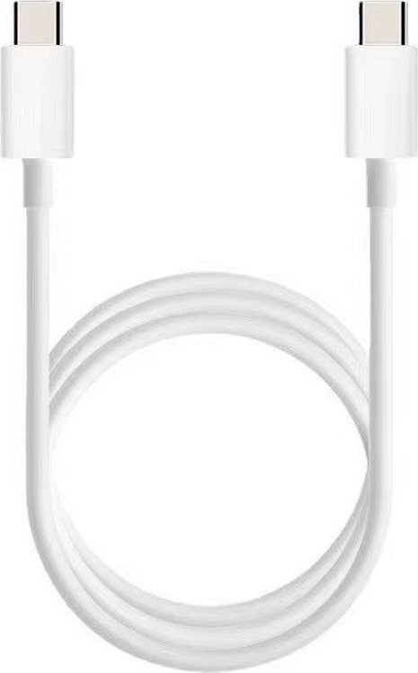 Kabllo USB C në USB C HD23, 1m, 2A, e bardhë