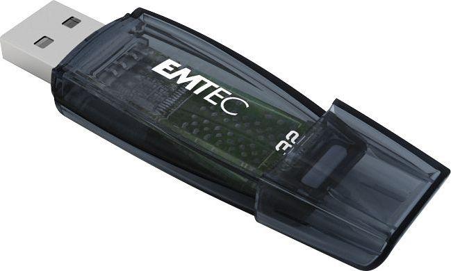 USB Emtec C410, 32GB, USB 2.0, transparent i zi