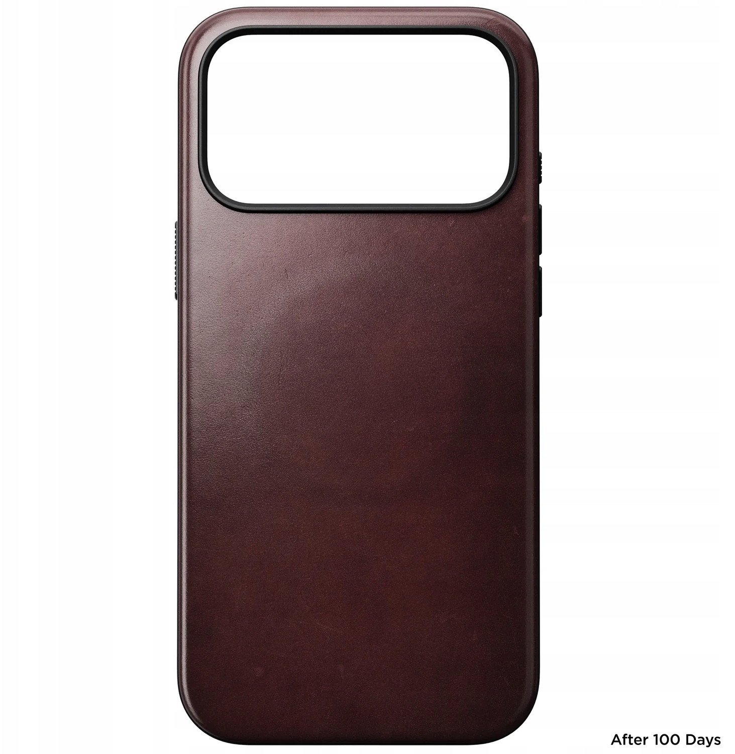 Maskë mbrojtëse Nomad Modern Leather, për iPhone 17 Pro Max, lëkurë Horween, e kuqe