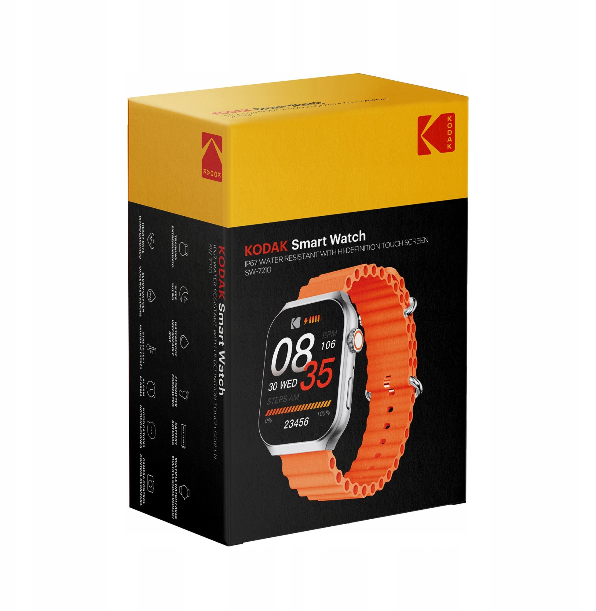 Ora inteligjente Kodak SW-7210, smartwatch, portokalli