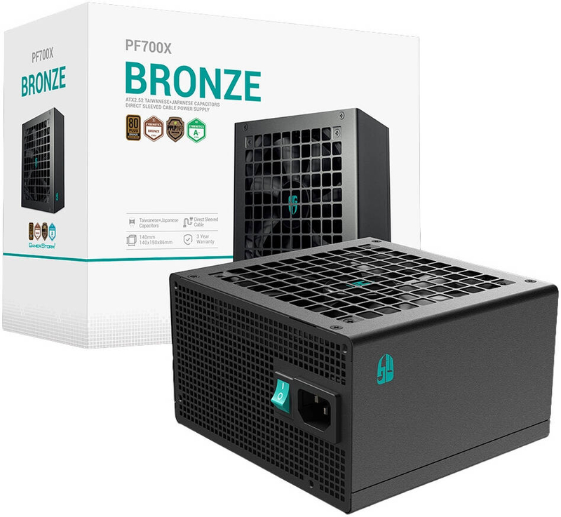 Burim energjie Deepcool PF700X 700W, 80 Plus 230V EU, i zi