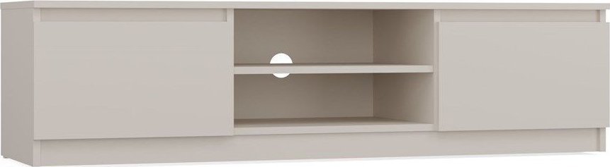 Komodë TV Tivoli Modern, 140x40x36cm, 2 ndarje 2 dyer, bezhë