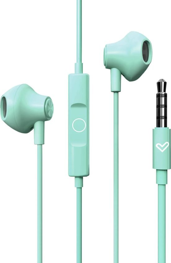 Kufje in ear Easypods Mint, me kabllo 3.5mm, mentol