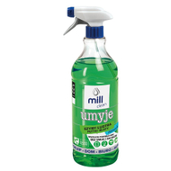 Lëng pastrues xhami Mill Clean UMYJE, aromë lule maji, 1.2L, jeshil