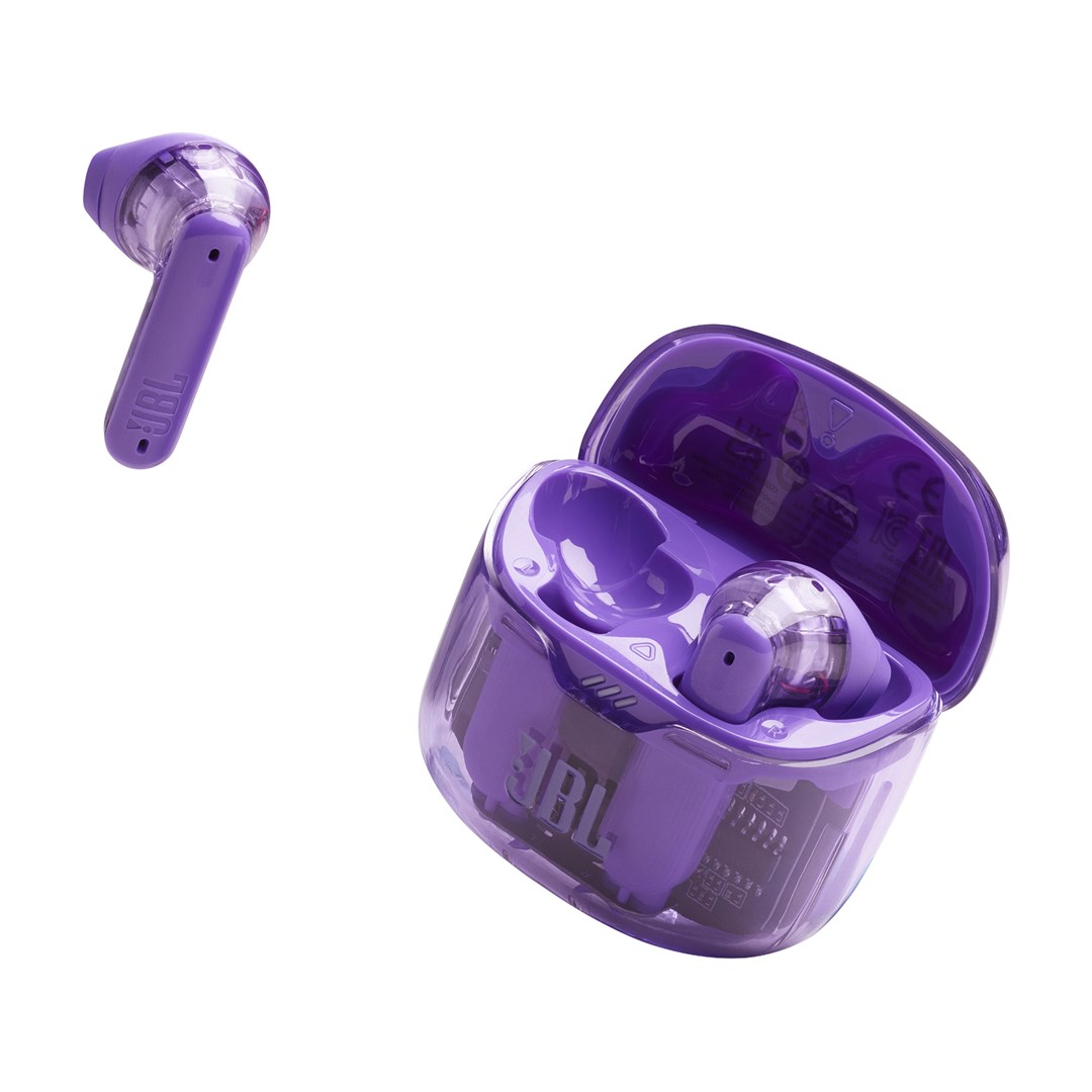 Dëgjuese JBL Tune Flex Ghost Edition, True Wireless Stereo (TWS), transparente / vjollcë