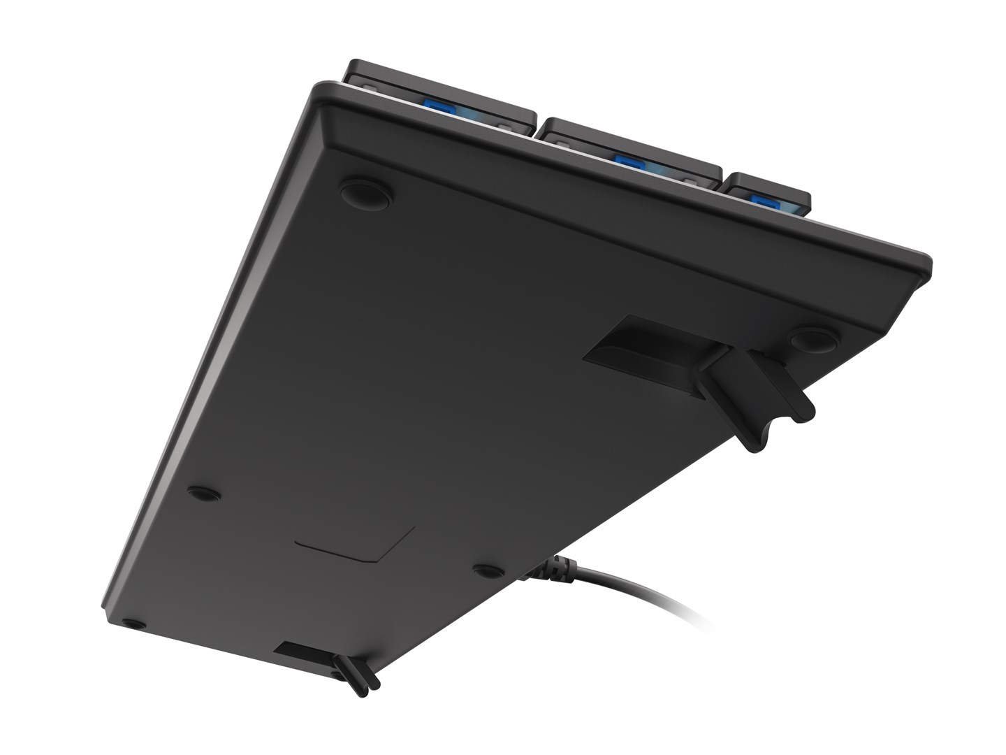 Tastierë lojërash Genesis Thor 420, Slim Content Blue, RGB, e zezë