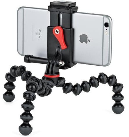 Mbajtëse JOBY GripTight Action Kit, e zezë / kuqe / hirtë 