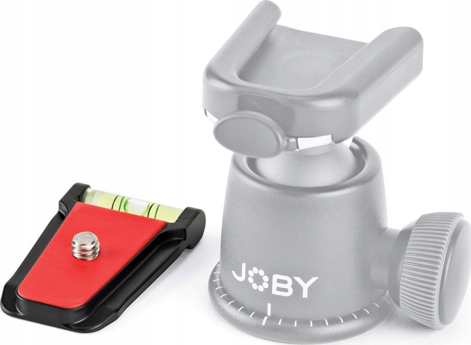 Pllakë çmontimi e shpejtë JOBY JB01552 0WW, për Ball Head 3K GorillaPod, e zezë me të kuqe