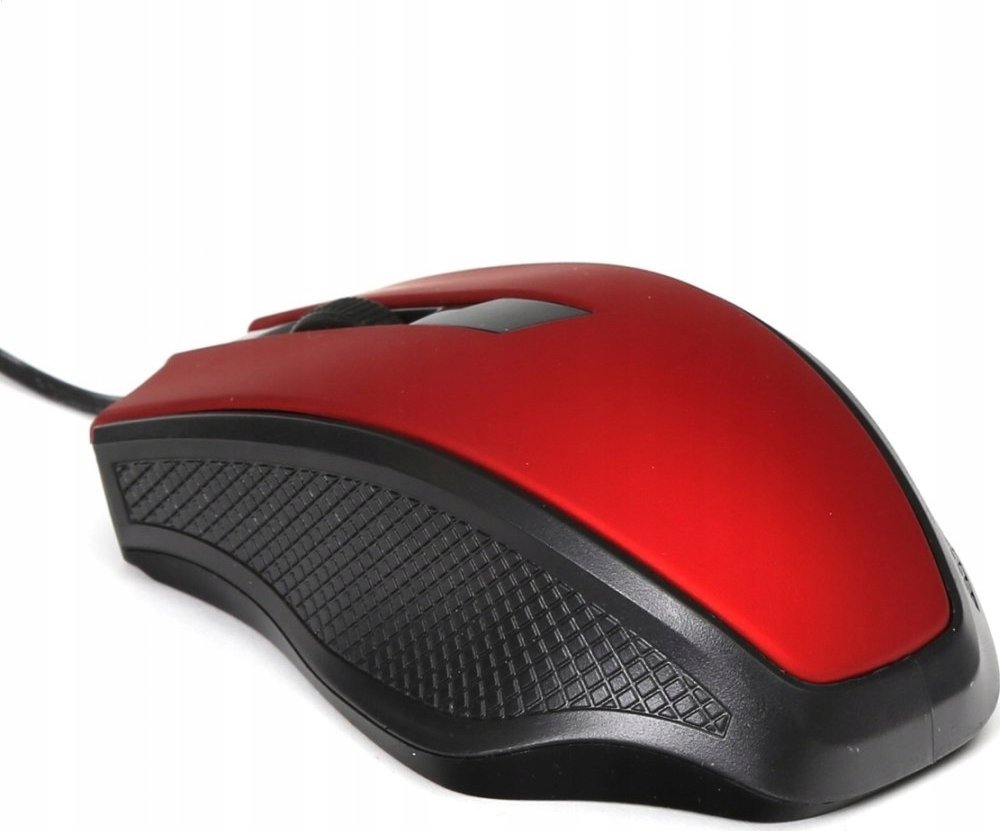 Mouse Omega 1200DPI, me kabllo USB, i kuq