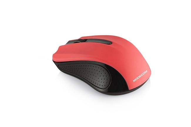 Maus pa tela Modecom WM9, optik 1200 DPI, ergonomik, i kuq