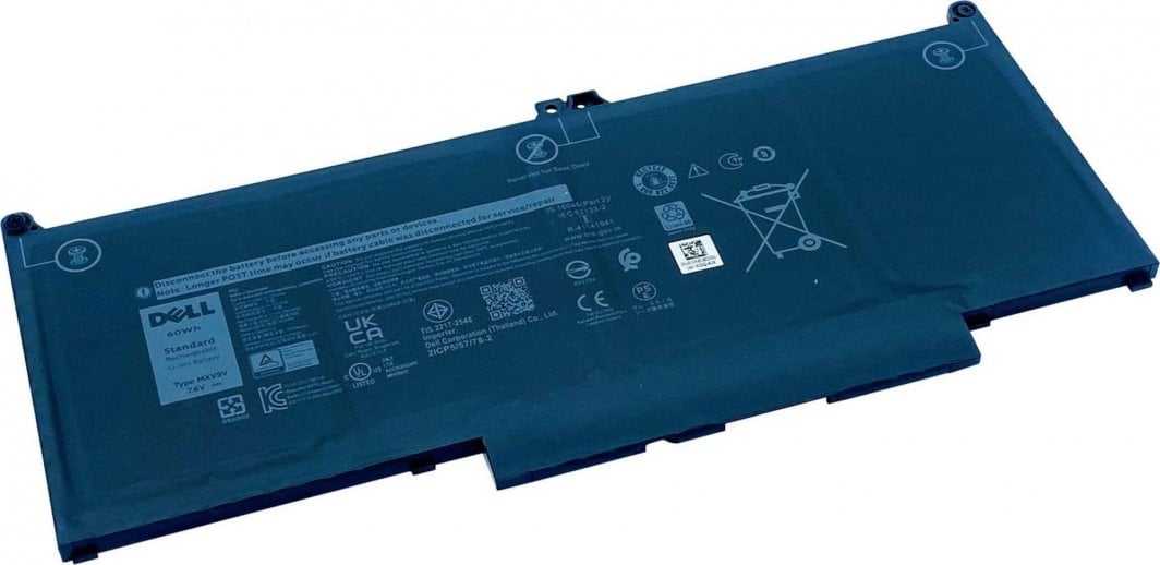 Bateri për laptop Dell 60WHR, 4 Cell