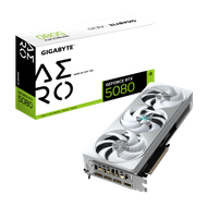 Kartë grafike GIGABYTE GeForce RTX 5080 AERO OC SFF, 16GB GDDR7, PCI-E 5.0, e bardhë