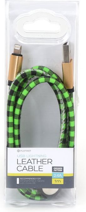 Kabllo USB Platinet, 1m, e gjelbër