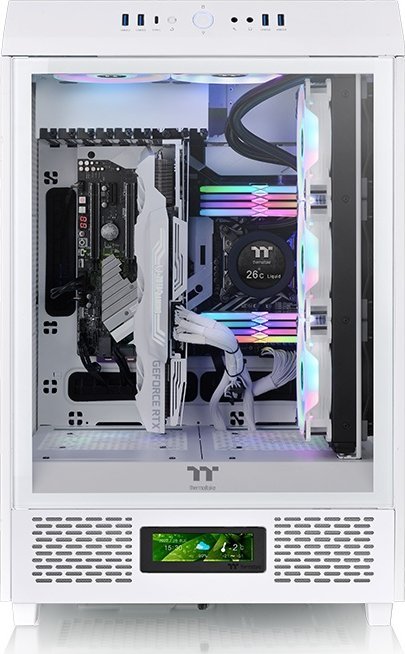 Panel LCD për kasë Thermaltake Snow White, 3.9", për Tower 500, i bardhë