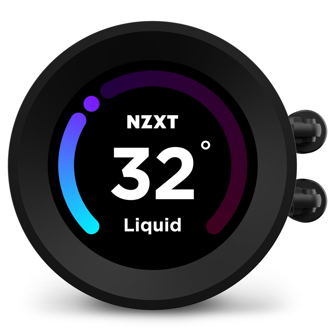 Ftohës me ujë për procesor NZXT Kraken Elite 240, 12 cm, 640x640 LCD, i zi