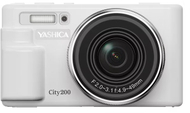 Дигитален фотоапарат Yashica City 200, 13MP, оптички зум 10x, бел