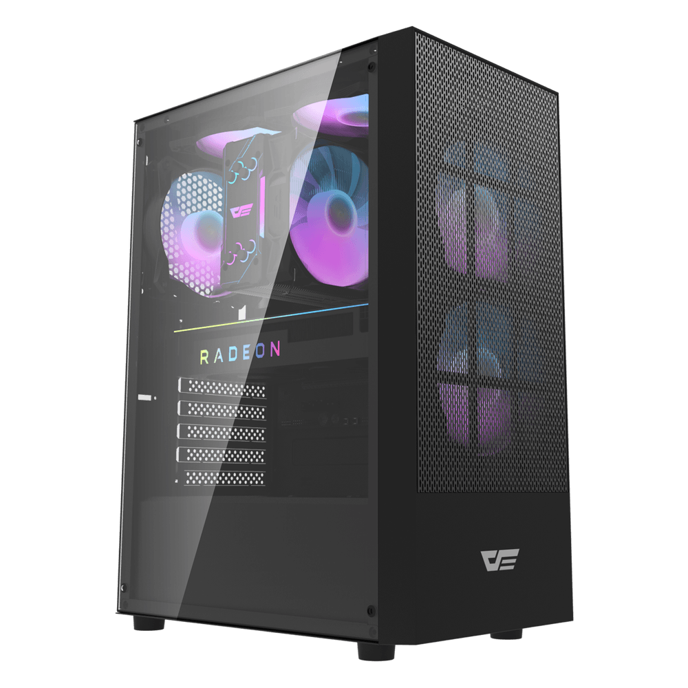 [OUTLET] Kasë Darkflash A290, Mid-Tower, e zezë
