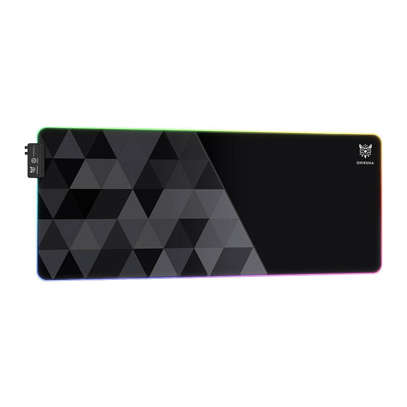 Mousepad Onikuma MP006 RGB, tapet i madh për tavolinë, USB, i zi
