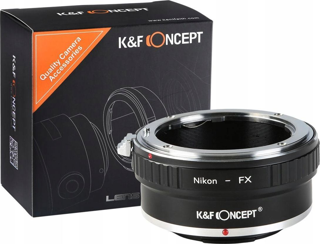 Adapter objektivi K&amp;F Concept KF06.101, Nikon AI AIS AF AF S në Fujifilm X, metalik