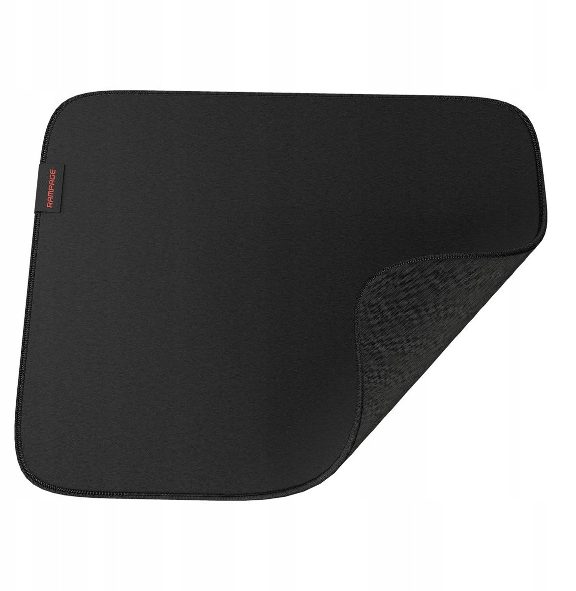 Mousepad gaming Rampage Pulsar Pro S, 290x240x3mm, tekstil i qepur, i zi