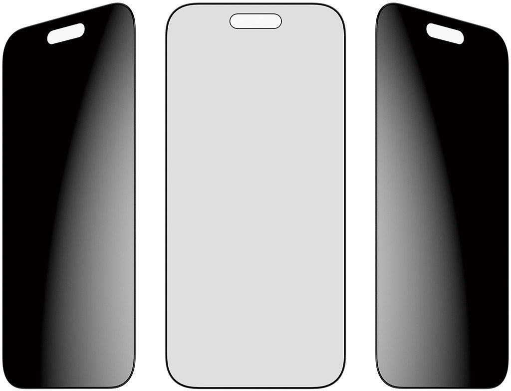 Држач за екран PanzerGlass Privacy, iPhone 17 Air, ultra-wide fit, проѕирен со црна рамка