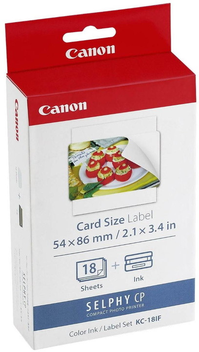 Letër për printim Canon KC-18IF papír + ink (18copë /22 x 17,3mm)