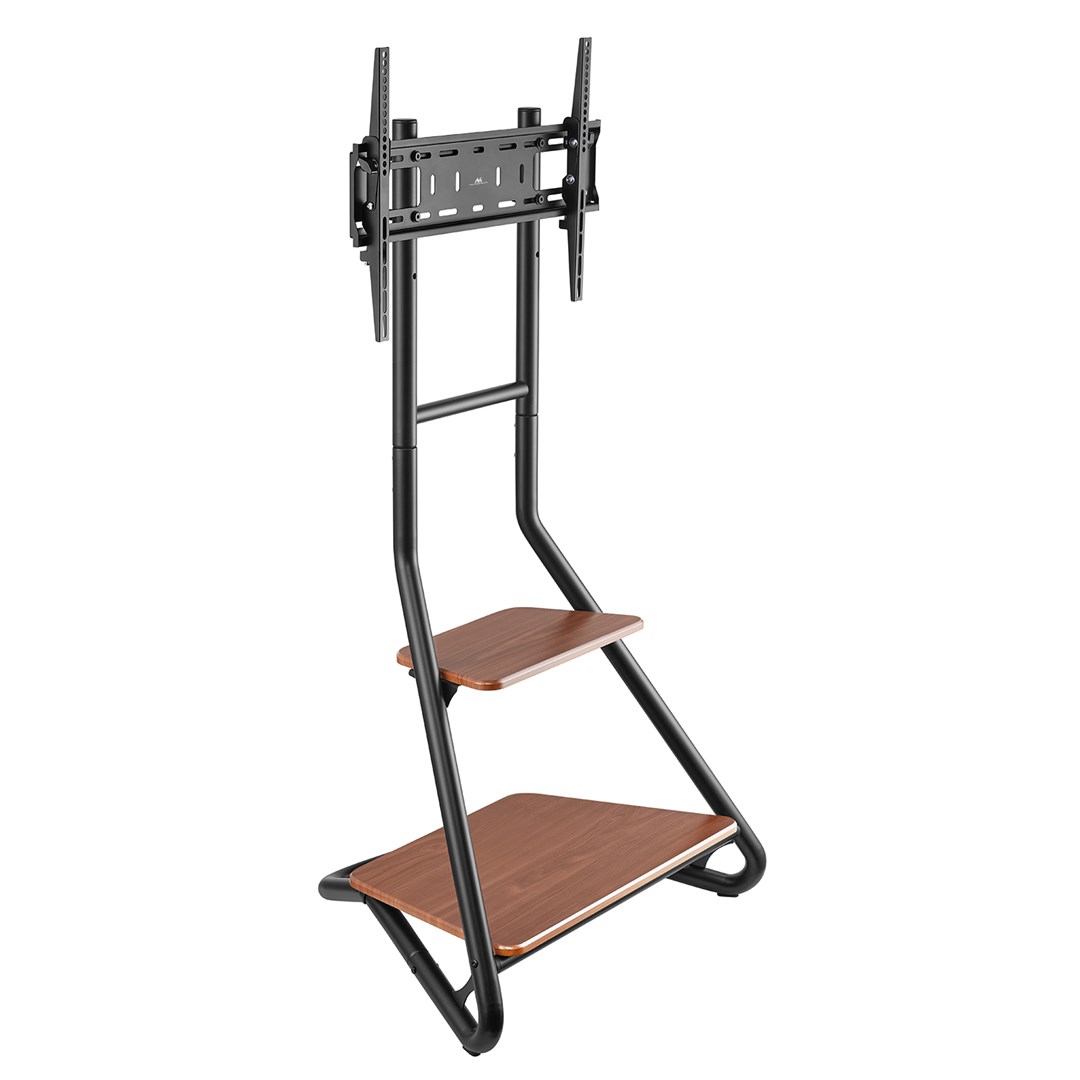 Mbajtëse dyshemeje për TV Maclean MC-455, 37-75", VESA 600x400, 40kg, e zezë/kaftë