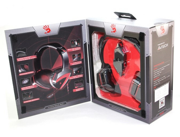 Kufje lojërash A4Tech G501 7.1, USB, 2.2 m, të zeza