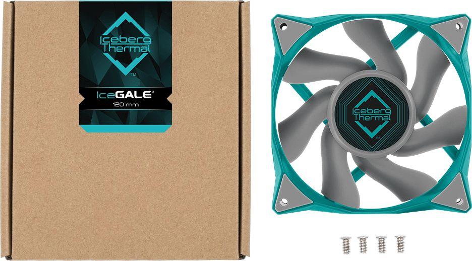 Ftohës Iceberg IceGALE, 120 mm, i gjelbër