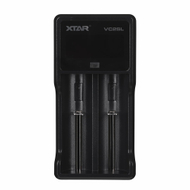 Karikues baterish Xtar VC2SL, 2 slote, USB, i zi