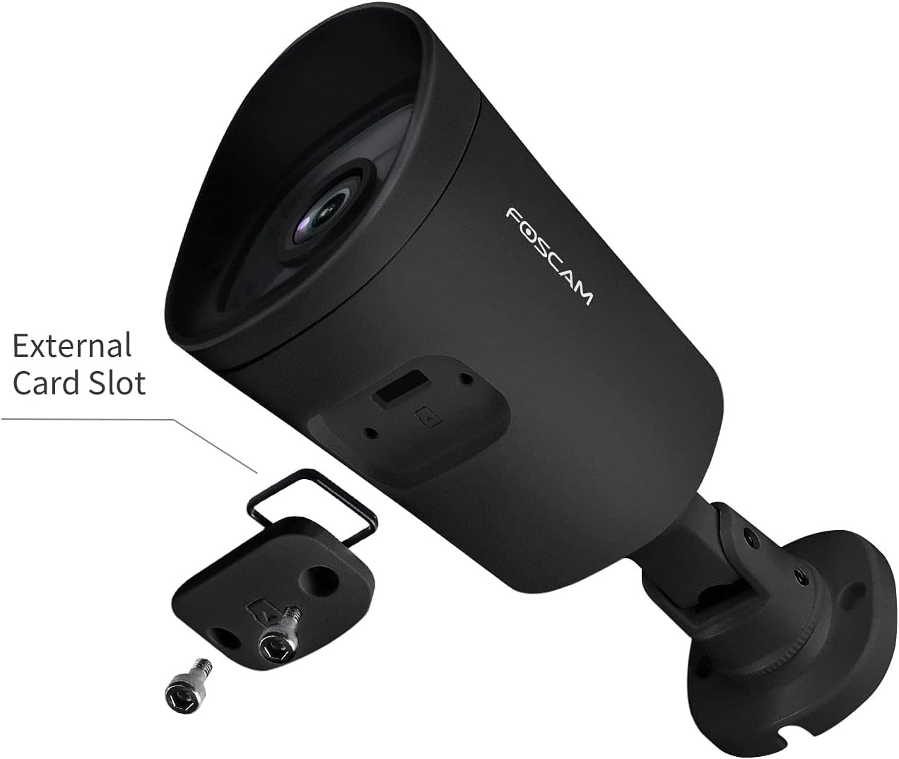 Kamerë sigurie Foscam FI9902P-B, 1080p, IP66, 20m natën, e zezë