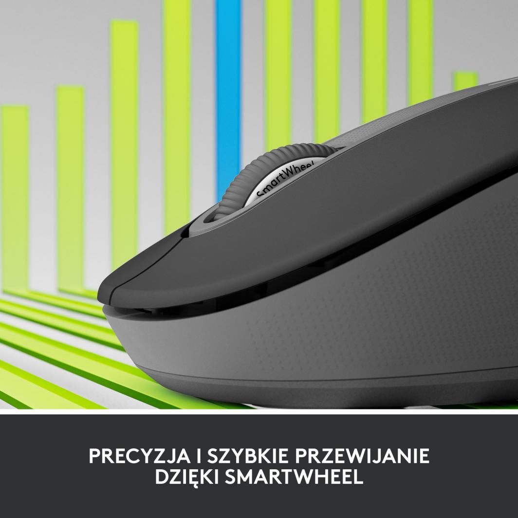 Maus Logitech M650, wireless, Bluetooth, USB, i hirt