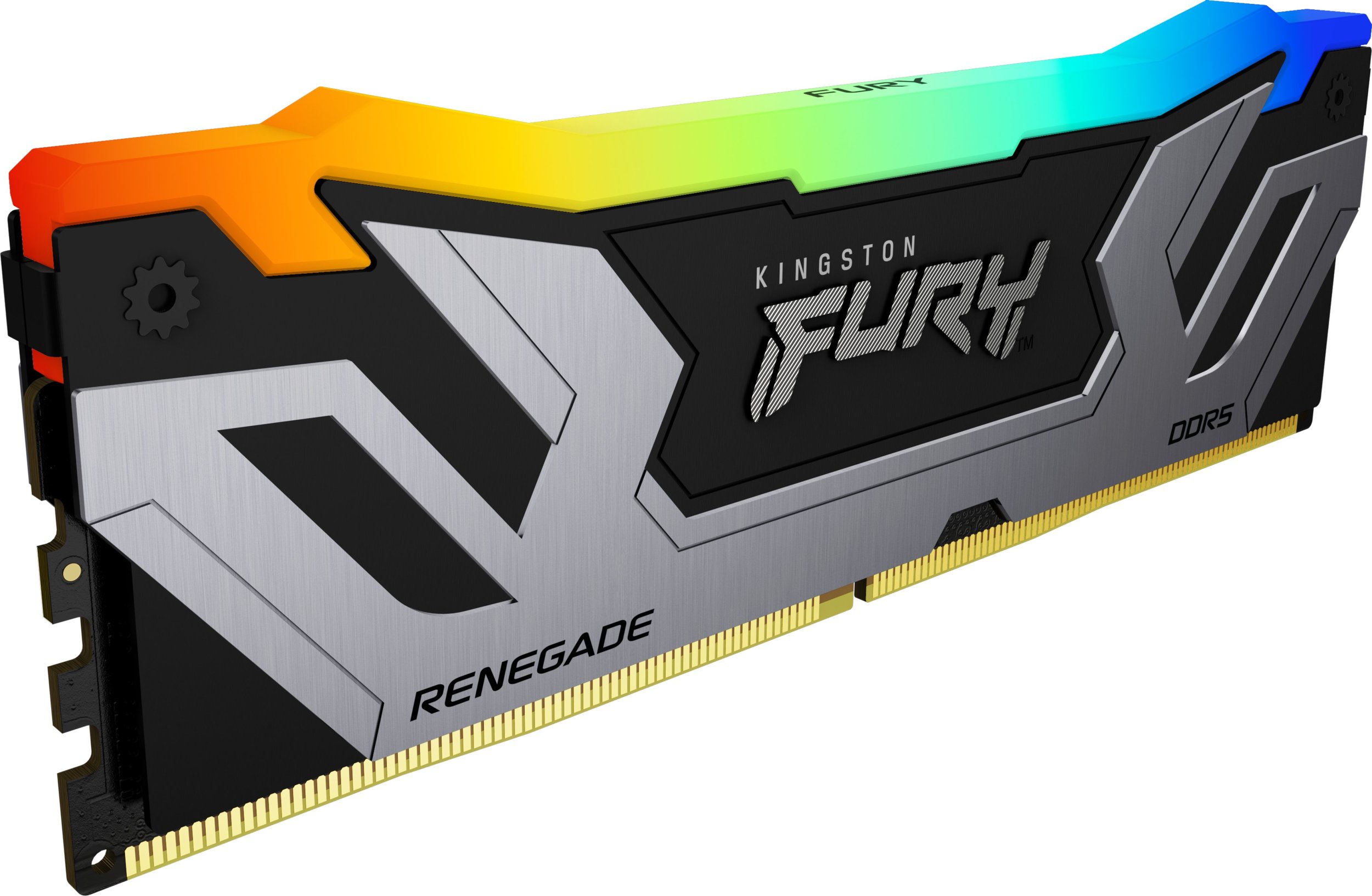 Memorie RAM Kingston FURY Renegade RGB, 24GB DDR5, 8400MT/s, e zezë